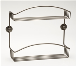 11 bronze shower caddy and includes the nie wieder bohren no drilling  required mounting hardware, 100% rustproof