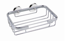 Premium solid brass, chrome shower caddy - soap dish with the nie